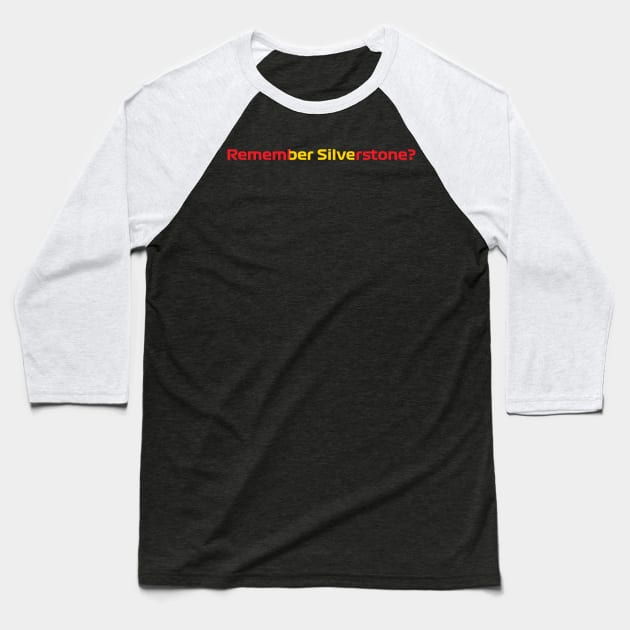 Remember Silverstone Baseball T-Shirt by throwback